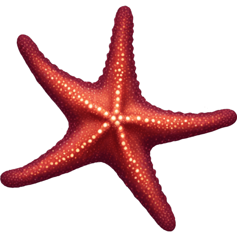 maroon sea star  emoji