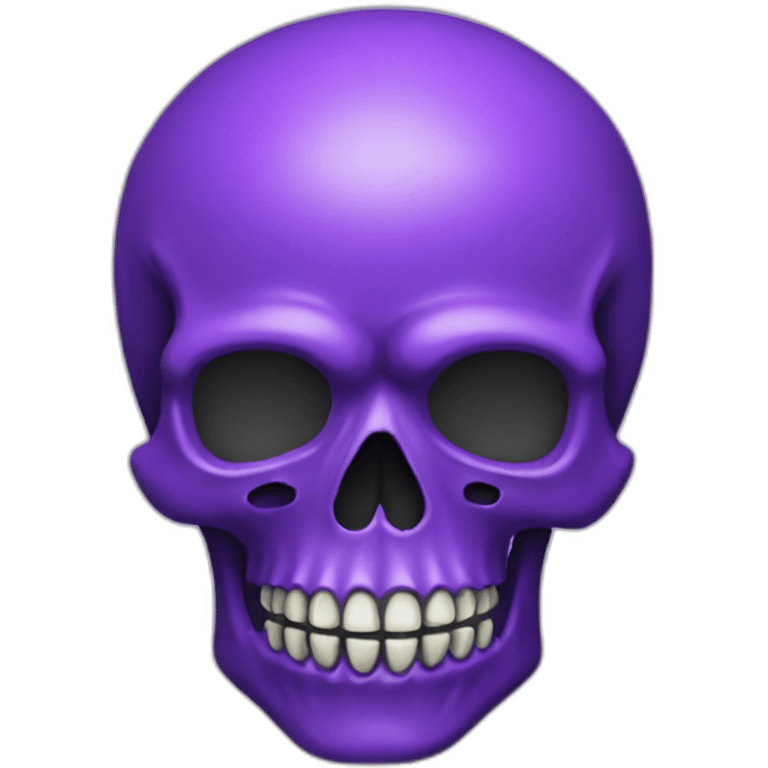 purple skull emoji