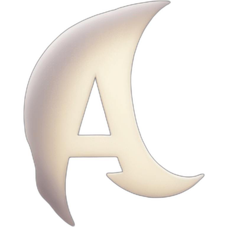 A moon isid it a letter m emoji