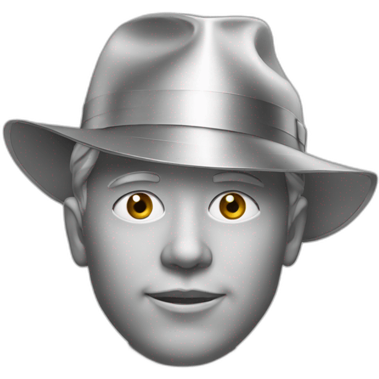 genius in foil hat emoji