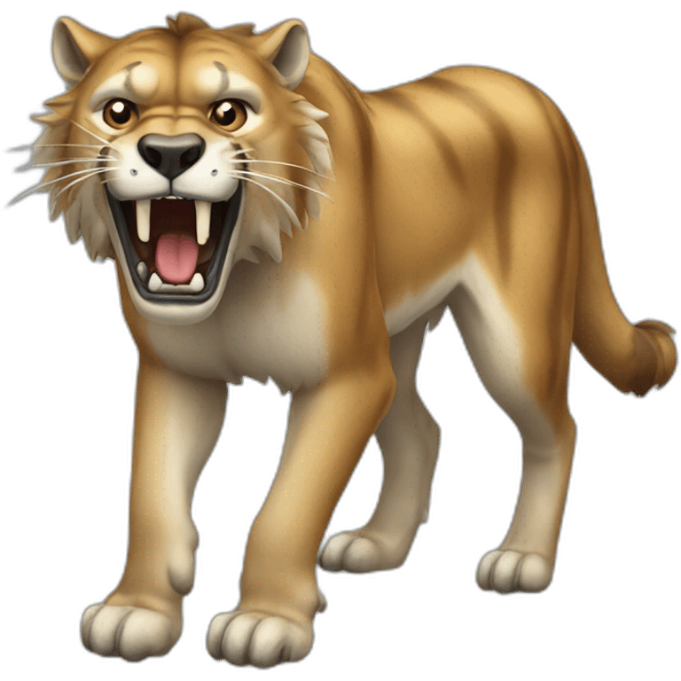 Smilodon wolf emoji