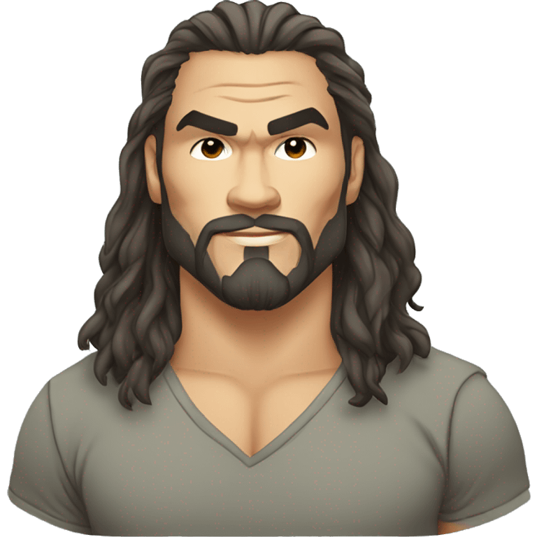 jason momoa cartoon wearing tee emoji