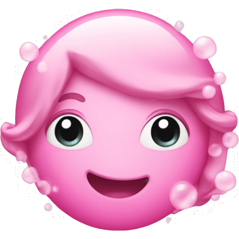 Pink bubbels  emoji