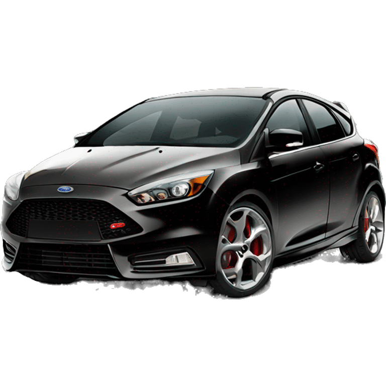 Black 2016 Ford Focus St emoji