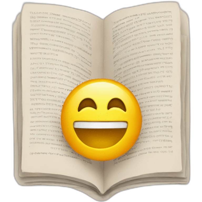 reading newsletter emoji