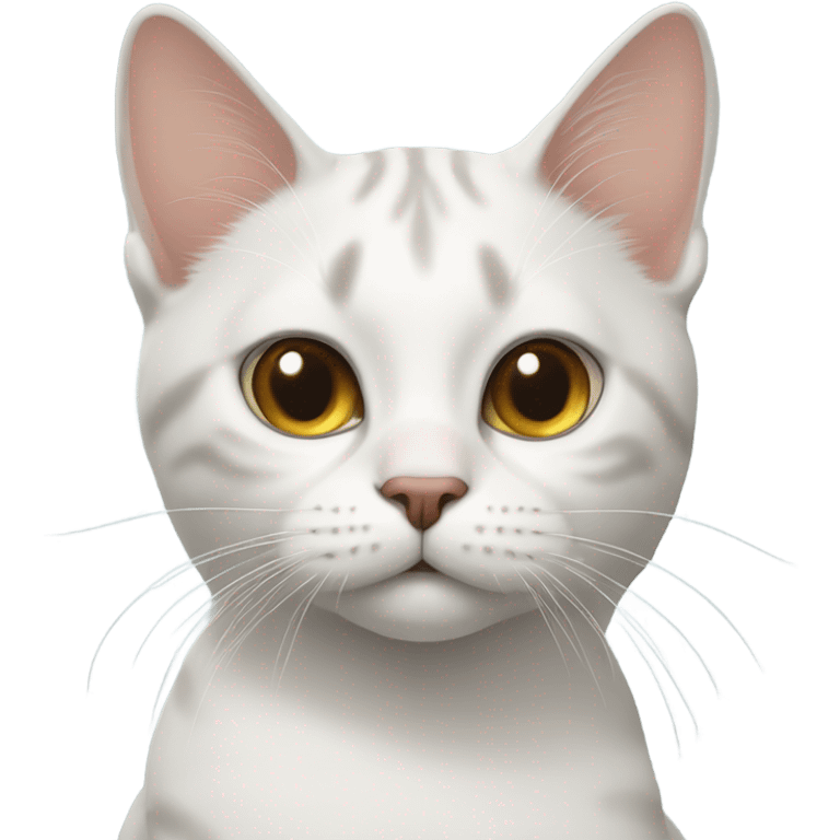 Realistic indoor cat looking at you emoji