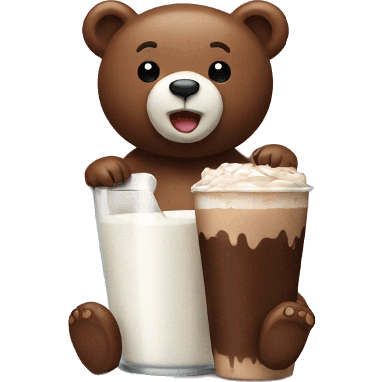 milk and mocha bear emoji