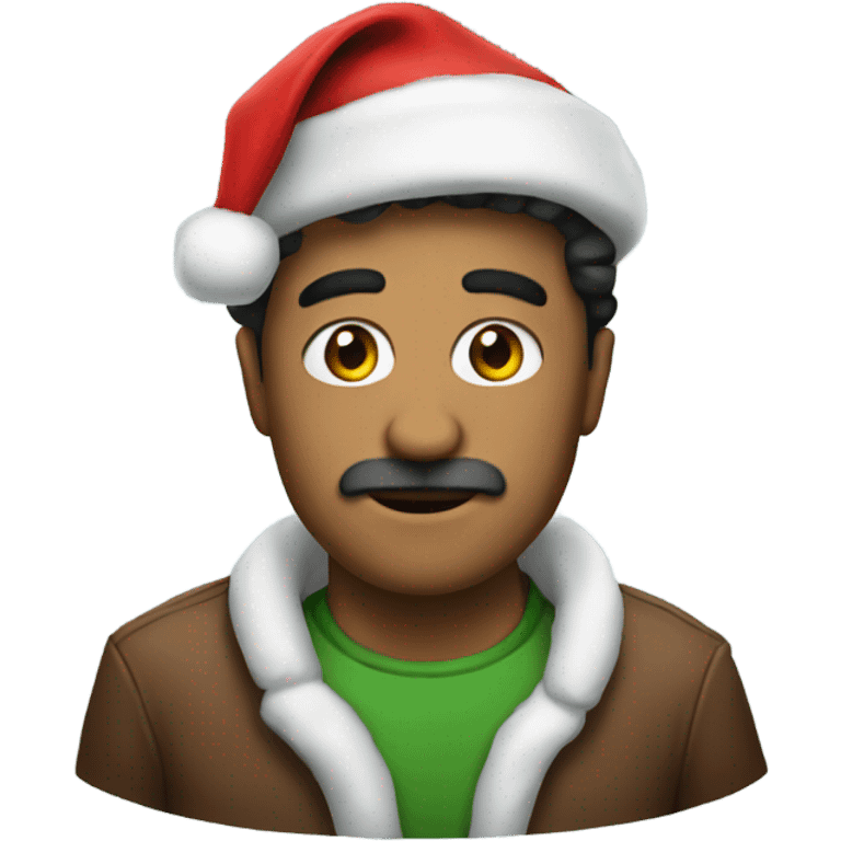 Gustavo with Santa Hat emoji