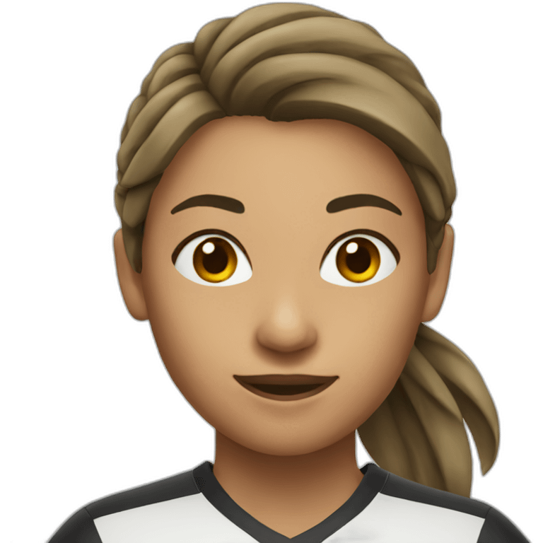 Female soccer player emoji