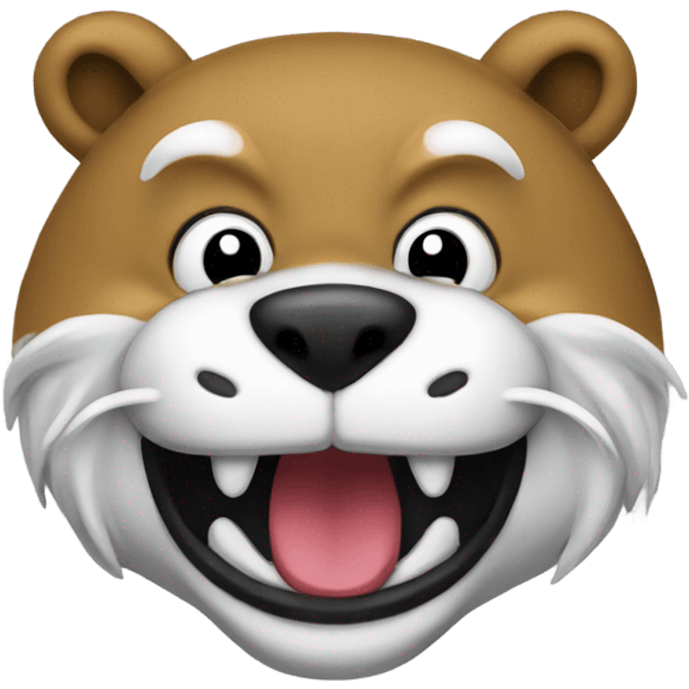 U of a wilber mascot  emoji