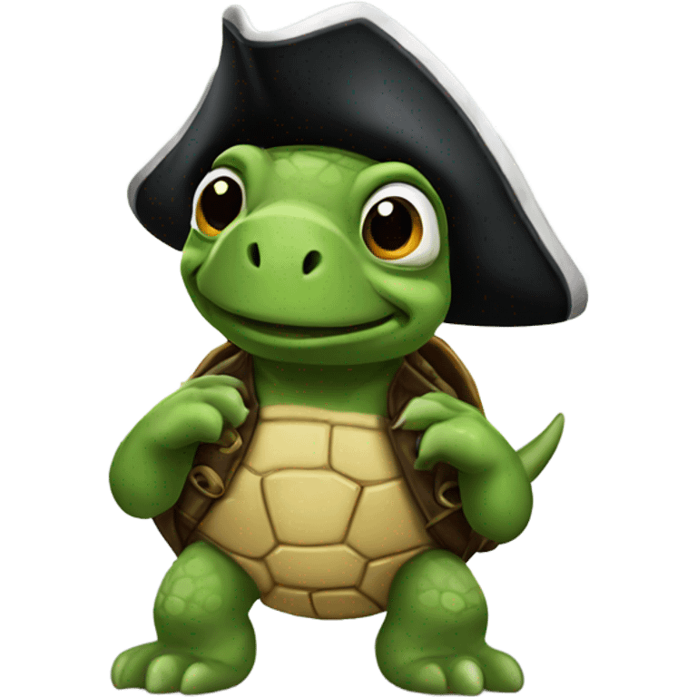 Pirate turtle emoji