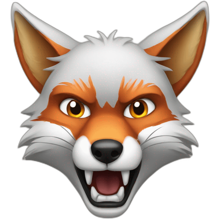 Angry fox emoji