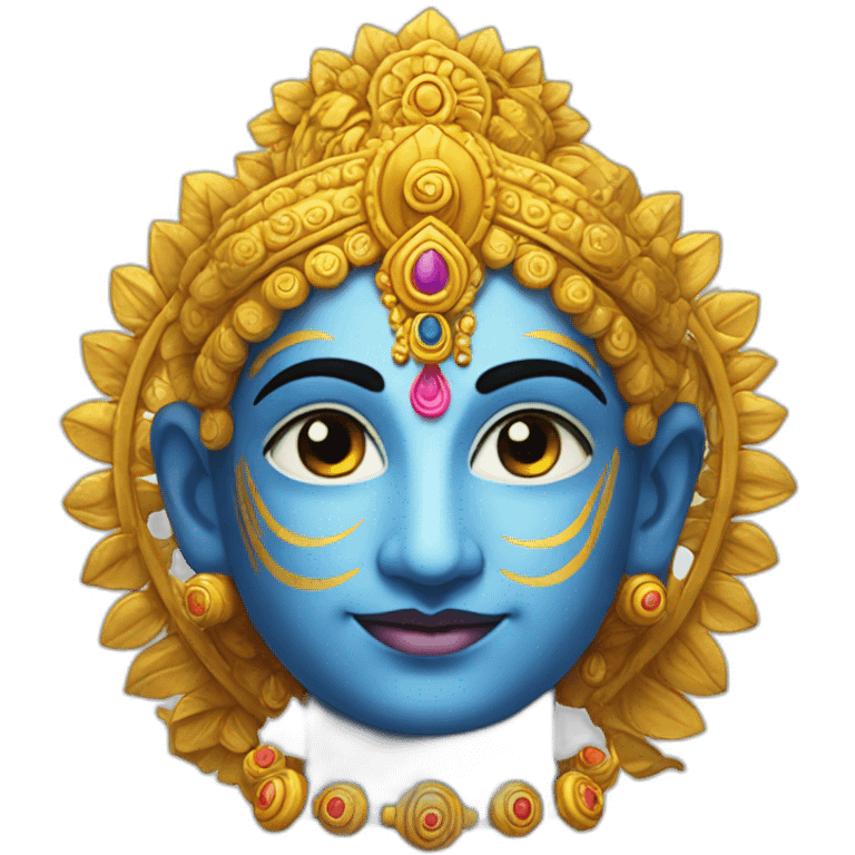 Krishna supreme lord emoji Sudarshan chakra emoji