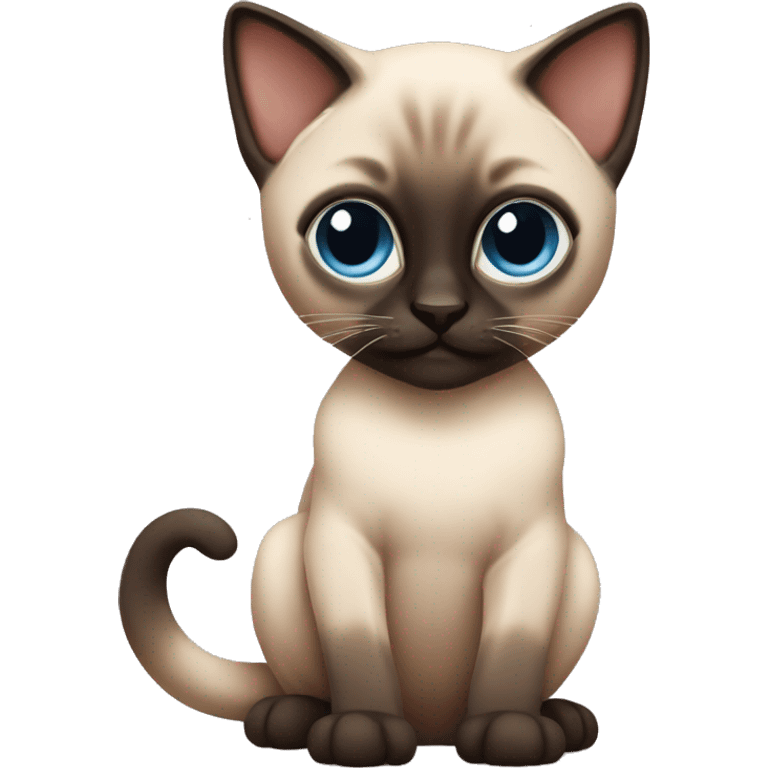 siamese kitten emoji