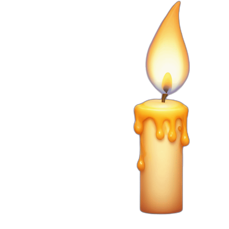 candle with magic dust around emoji