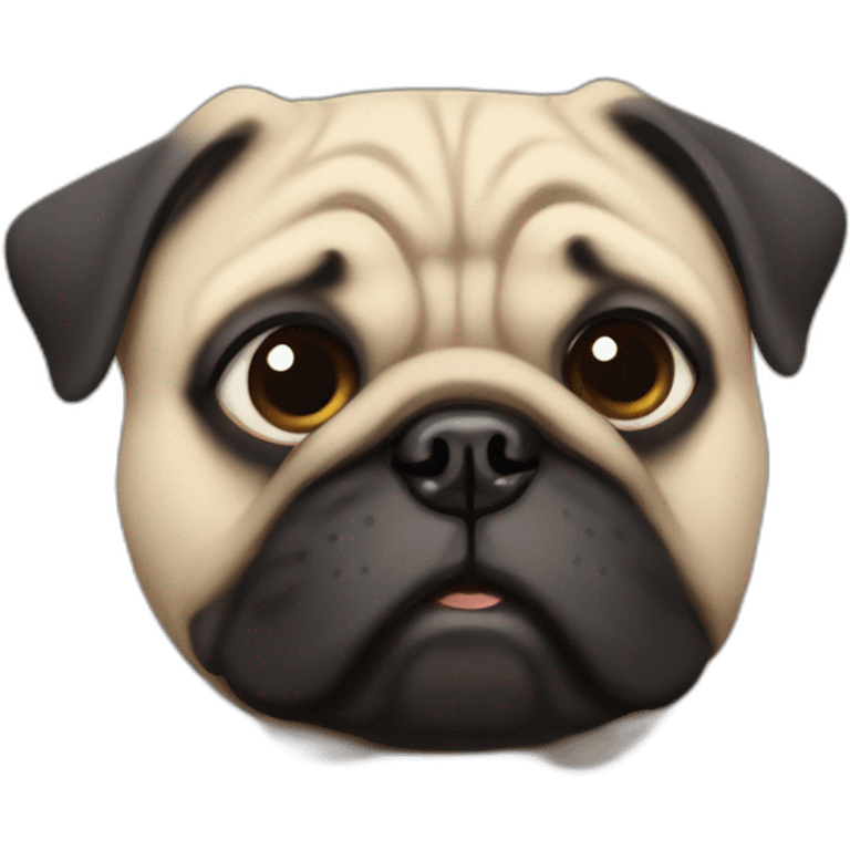 chunky pug emoji