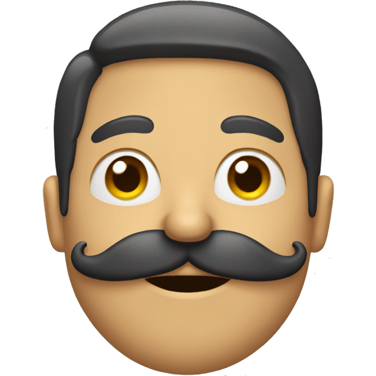 Man with moustache emoji