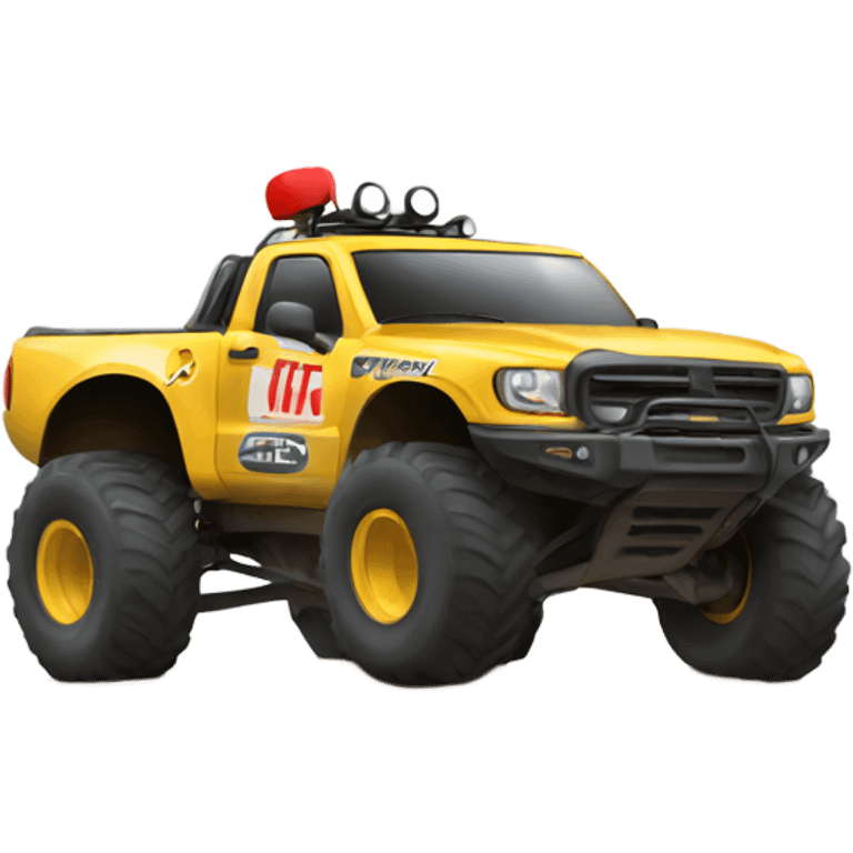 A trophy truck emoji