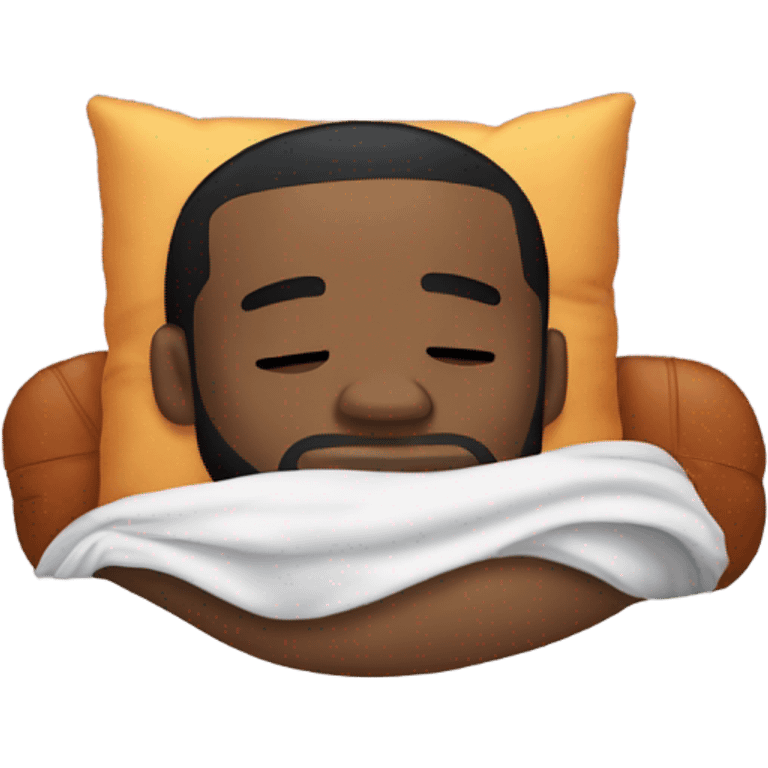 lebron james sleeping emoji