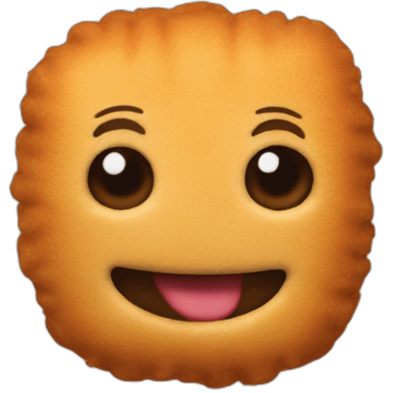 Chat mang croquettes emoji