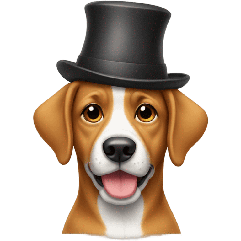 Dog wearing a hat  emoji