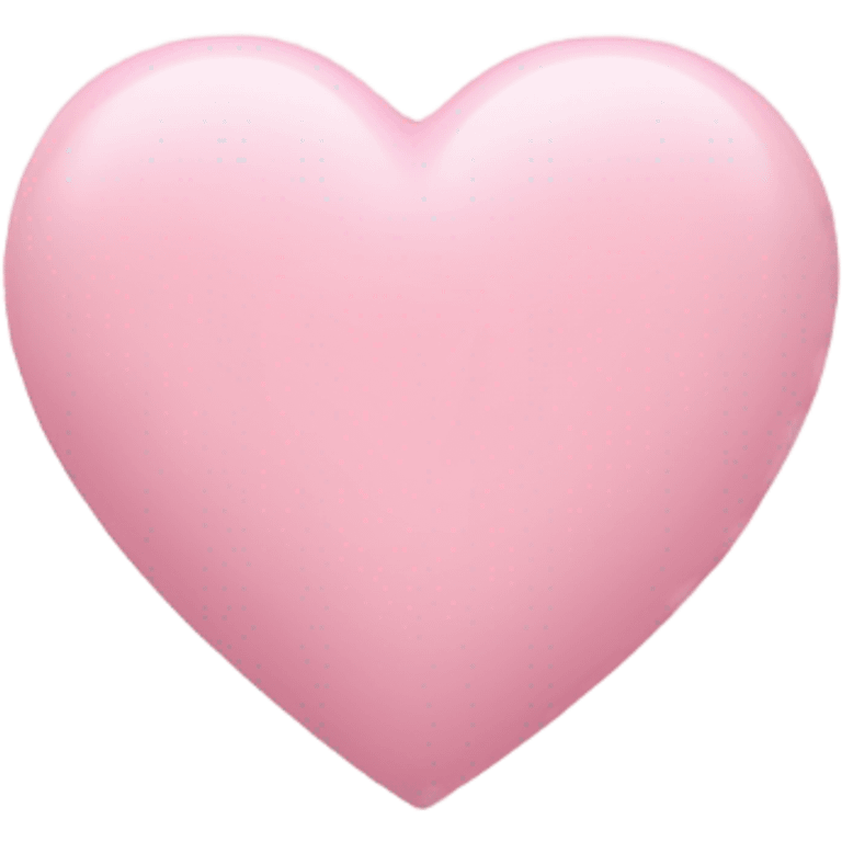 pastel pink heart emoji