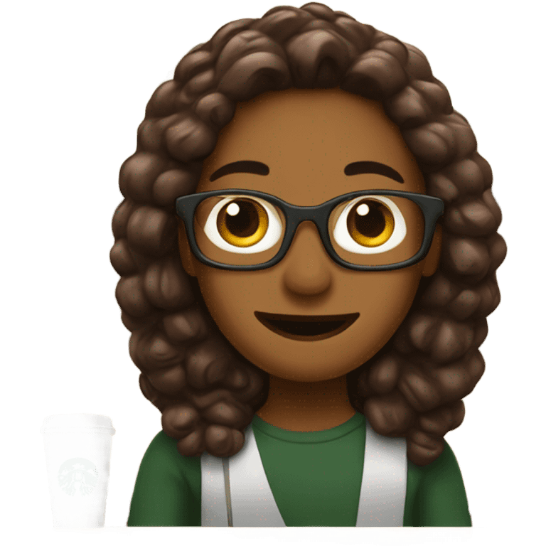 Starbucks coffee emoji