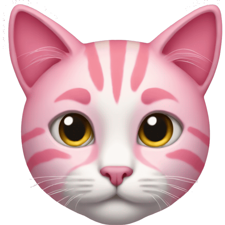 Pink cat emoji