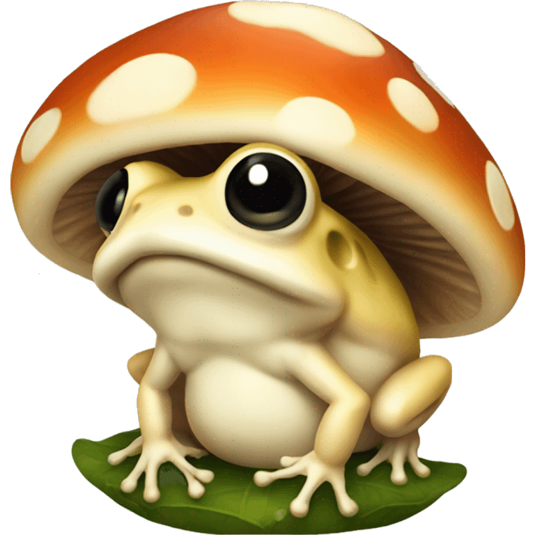 Mushroom frog emoji