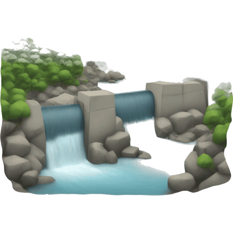 crushing river in city emoji