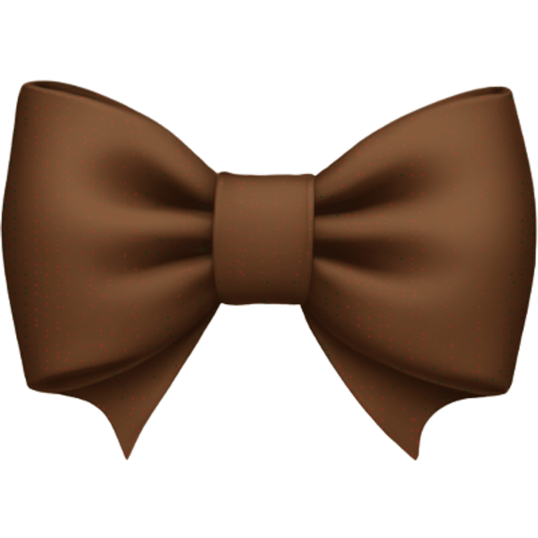 Brown bow emoji