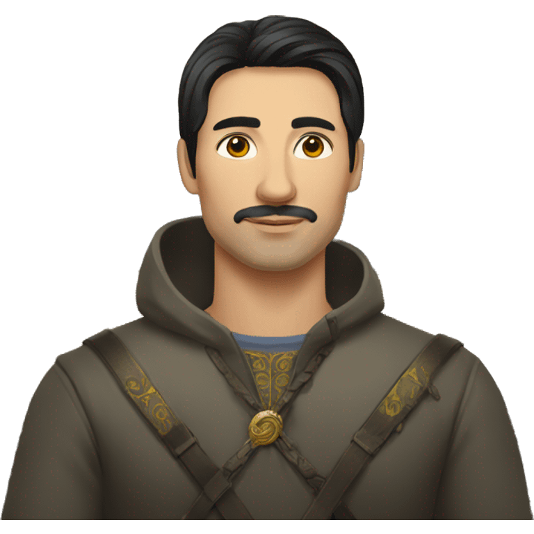 ukrainian-man-with-black-hair-in-vyshyvanka emoji