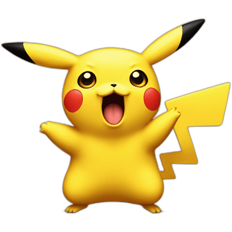 Shocked pikachu emoji