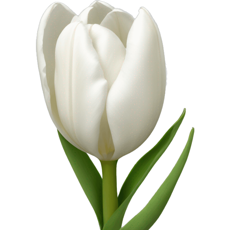 White tulips emoji