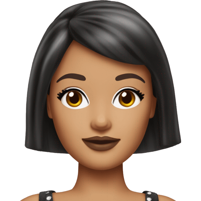 Barbie Odile with bangs emoji