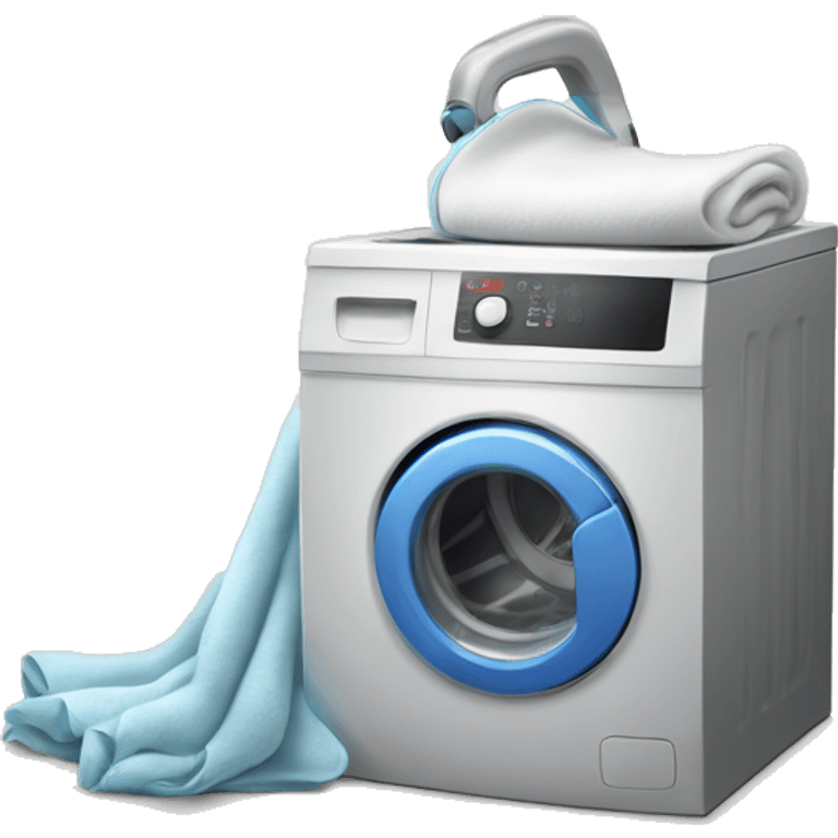 Aspirateur et linge  emoji