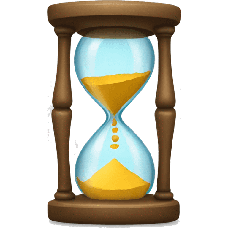 emoji waiting hourglass emoji