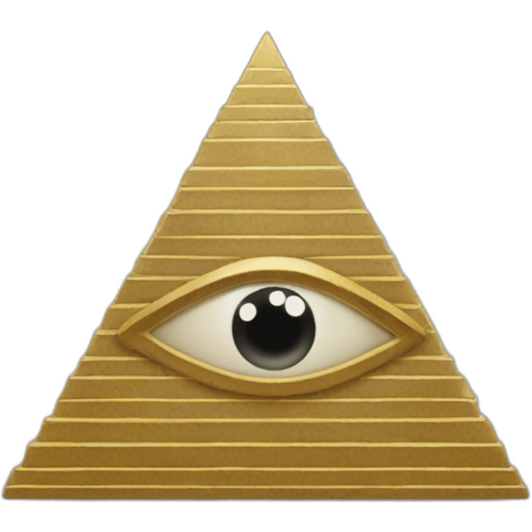 Pyramid Eye god emoji