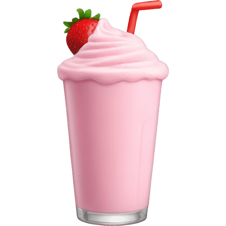 strawberry milkshake emoji