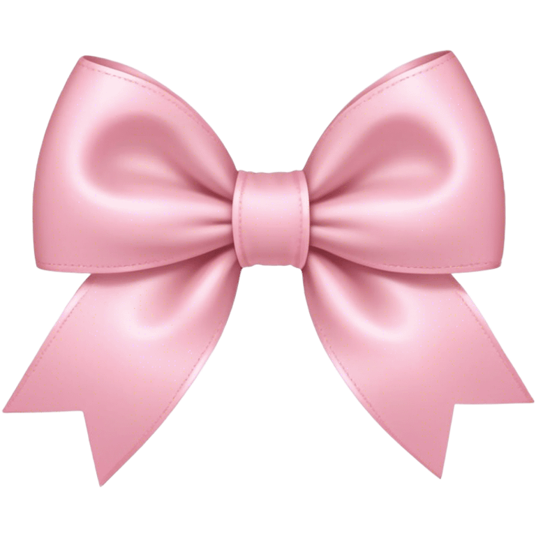 light pink bow on light pink bow emoji