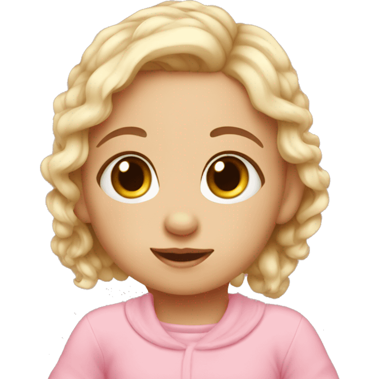 Cute baby girl emoji