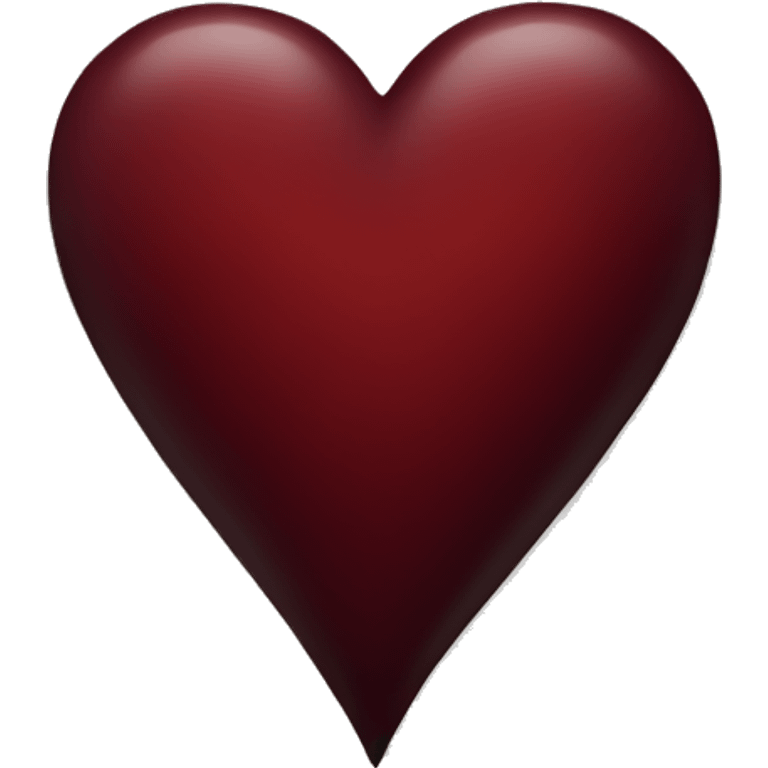 Dark red Heart emoji