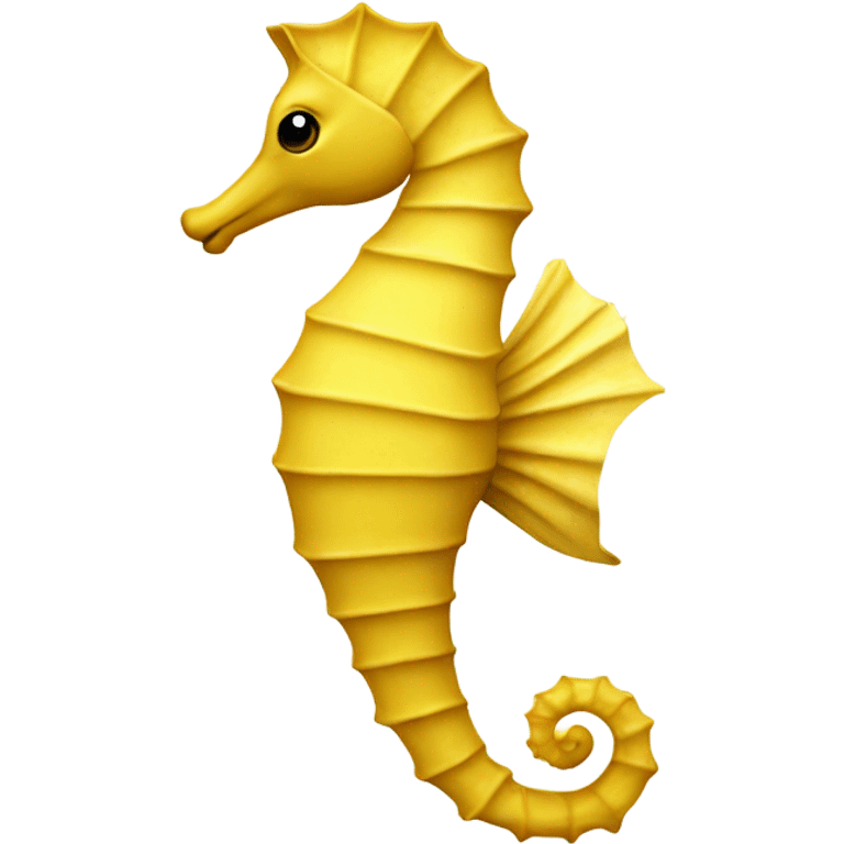 Yellow seahorse emoji