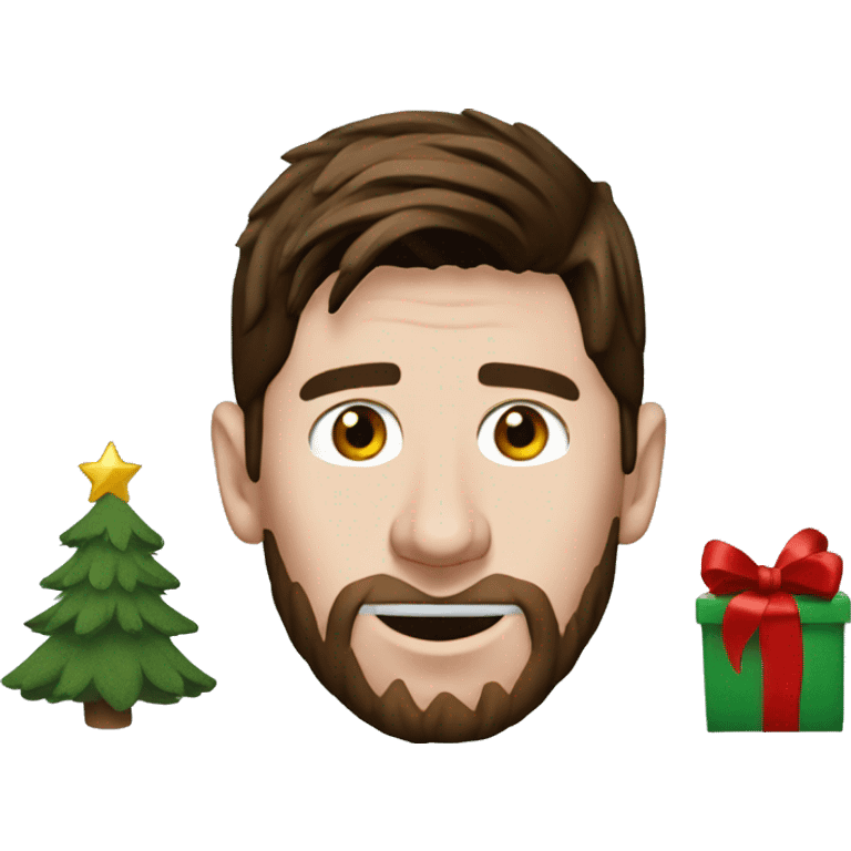 Christmas Lionel Messi emoji