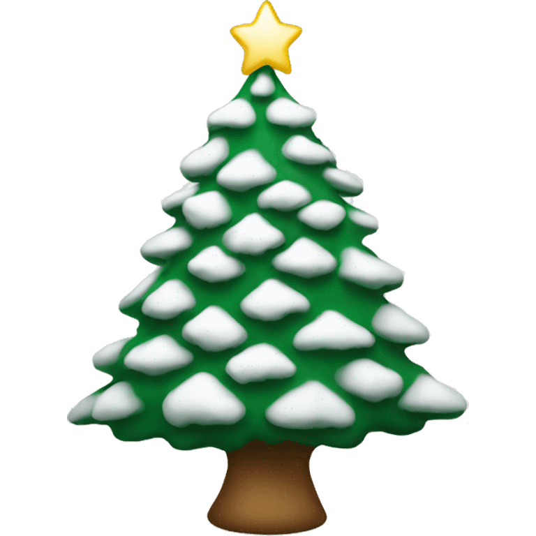 white christmas tree  emoji