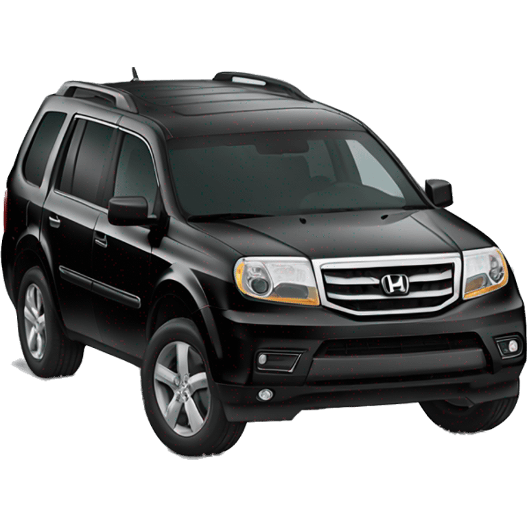 2014 black honda pilot suv emoji