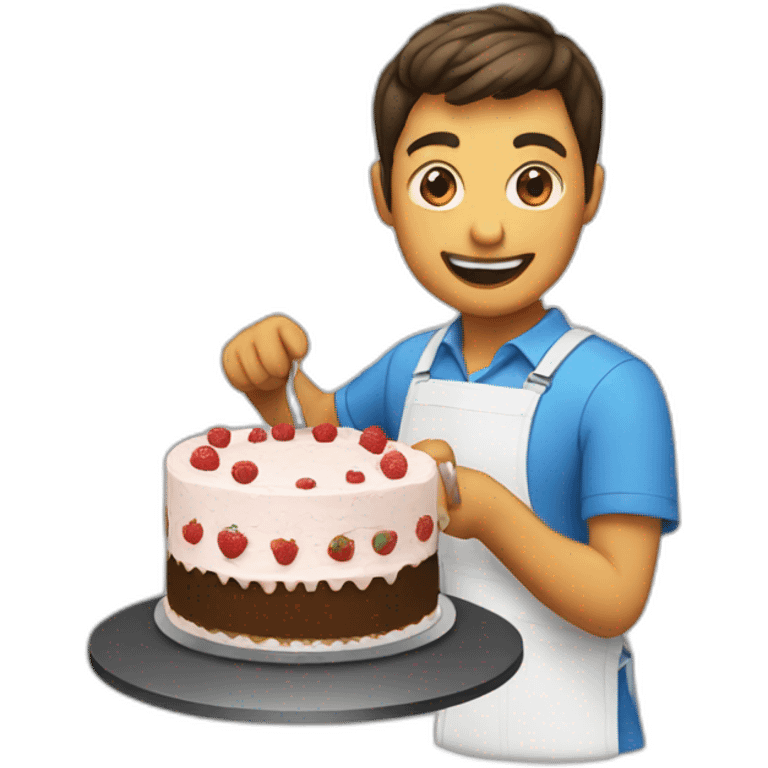 cutting a cake emoji