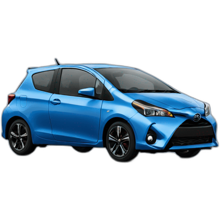 Toyota GR Yaris blue emoji