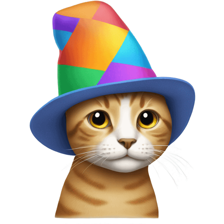 Cat with hat emoji