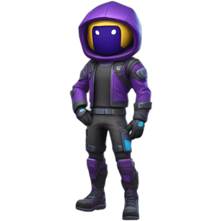 Skin fornite galaxy qui brûle avec un couleur Galaxy emoji